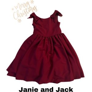 Janie and Jack red dress (size : 8)